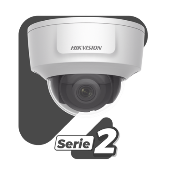 Domo IP 2 Megapixel / Lente 2.8 mm / Salida HDMI (1080p) para Usar en Monitor / Uso en Centros Comerciales / 30 Mts IR EXIR / IP42 / IK10 / WDR 120 dB / PoE / Micro SD
