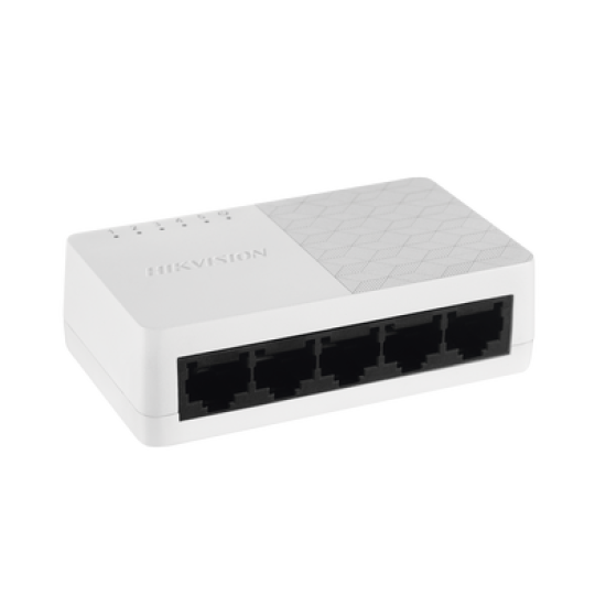 Switch No Administrable de 5 Puertos para Escritorio / Fast Ethernet  10 / 100 Mbps / Diseño Compacto y Estetico