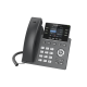 Teléfono IP Grado Operador, 3 líneas SIP con 6 cuentas, puertos Gigabit,PoE,  pantalla a color 2.4