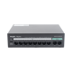 Switch PoE no administrado de 2 puertos Gigabit y 8 puertos 10/100 Mbps