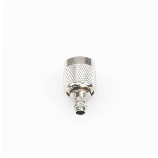 Conector TNC Macho de Anillo Plegable para Cable RG-59/U, Grupo D, Níquel/ Gold/ Delrin.â€‹