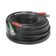 Cable coaxial ( BNC RG59 ) + Alimentación / SIAMÉS / 30 Metros / 100 % COBRE / Para Cámaras 4K  / Uso interior y exterior