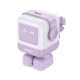 Cargador Mini GaNRobot 30W serie Nexode | 1 USB-C de Carga Rápida | Tecnología GaN II | Multiprotocolo PD/QC/SCP/FCA | Carga Inteligente | Pantalla LED | Zapato Magnético Extraíble | Thermal Guard | Color Lila.