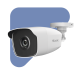 Bala TURBOHD 2 Megapíxeles (1080p) / Gran Angular 103º / Lente 2.8 mm / METAL / IR EXIR Inteligente 40 mts / Exterior IP66 / TVI-AHD-CVI-CVBS / dWDR