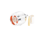 Conector N Macho de Anillo Plegable para Cable RG-58/U, Plata/ Oro/ Teflón.