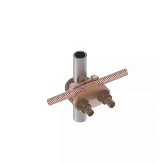 Conector Mecánico para Cable Calibre 2/0 AWG a 250 KCMIL / Paralelo o 90° a Tubo de 3/8