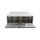 NVR 12 Megapixel (4K) / 256 canales IP / 16 Bahías de Disco Duro / 4 Puertos de Red / Soporta RAID con Hot Swap / NVR de Alto Desempeño