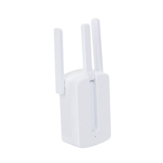 Repetidor / Extensor de Cobertura WiFi N / MU-MISO / 300 Mbps 2.4 GHz / 3 antenas externas / Botón WPS