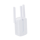 Repetidor / Extensor de Cobertura WiFi N / MU-MISO / 300 Mbps 2.4 GHz / 3 antenas externas / Botón WPS
