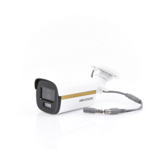 [ColorVu] Bala TURBOHD 4K / Imagen a Color 24/7 / Lente 3.6 mm / METAL / Luz Blanca 40 mts / Exterior IP67 /  WDR 130 dB 