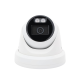 [Dual Light + ColorVu] Turret IP 8 Megapixel / Lente 2.8 mm / 40 mts IR + 40 mts Luz Blanca /  Microfono Integrado / Exterior IP67 /   WDR 130 dB / Videoanaliticos (Filtro de Falsas Alarmas) / Captura Facial / ACUSEARCH