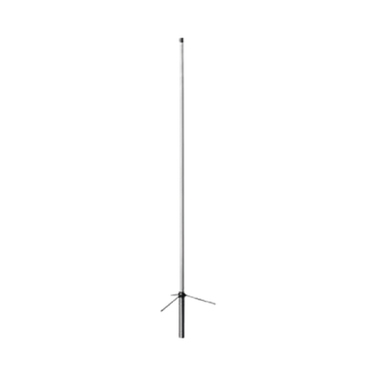 Antena base UHF, fibra de vidrio ajustable, rango de frecuencia 406 - 512 MHz