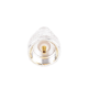 Adaptador UNIDAPT Hembra a Conector SMB Plug (Pin Hembra), Plata/ Oro/ Teflón.