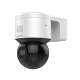 Domo PTZ IP 4 Megapixel / 4X Zoom Óptico / 50 mts IR EXIR / Luz Estroboscópica / Sirena Integrada / WDR 120 dB / PoE+ / IP66 / Ultra Baja Iluminación / Micrófono y Bocina Interconstruido / Micro SD