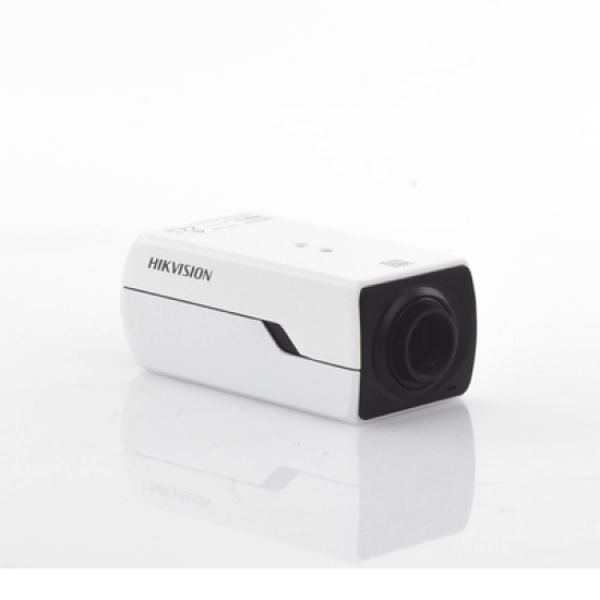 Camara Box IP 4 Megapixel / Serie PRO / DARKFIGHTER / PoE / 12 Vcc o 24 VCA / WDR 120 dB / ONVIF / RS-485 / BLC /  Entrada y Salida de Audio y Alarmas (No Incluye Lente) / Micro SD 