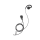Micrófono de solapa con audífono ajustable al oído para HYT TC-610P/TC-780