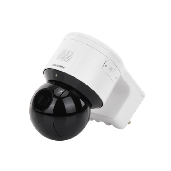 Domo PTZ IP 4 Megapixel / 4X Zoom Óptico / 50 mts IR EXIR / Luz Estroboscópica / Sirena Integrada / WDR 120 dB / PoE+ / IP66 / Ultra Baja Iluminación / Micrófono y Bocina Interconstruido / Micro SD