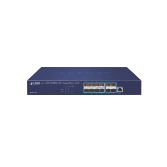 Switch Administrable Capa 3, 12 Puertos SFP+ 10G BASE-X, 1 Puerto de Consola  RJ45.