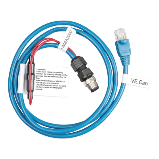 Cable Micro- C VE.Can a NMEA 2000 para Comunicación entre Equipos Victron y Rede NMEA 2000