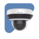 Mini Domo PTZ IP 4 Megapixel / 4X Zoom / H.265+ / 20 mts IR EXIR / WDR 120dB / PoE / IK10 / Exterior IP66 / Ultra Baja Iluminación / Micrófono Integrado / PoE