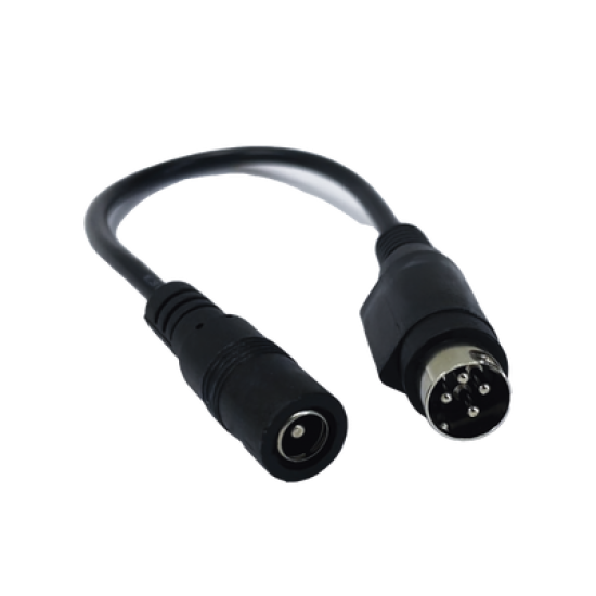 Adaptador Universal DC Hembra a Minidin 4 Pines Macho / Recomendado para DVR´s epcom / HIKVISION
