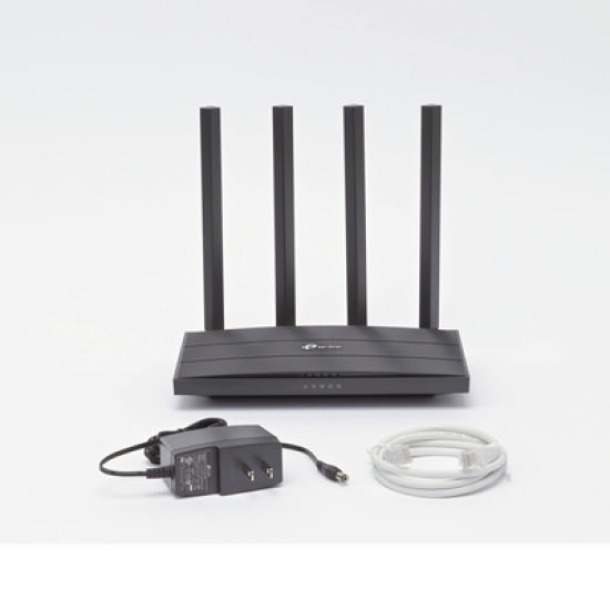 Router inalámbrico WiFi 5 ac / Wave 2 MU-MIMO 3x3 1900 Mbps / Doble Banda 2.4 y 5 GHz / 1 puerto WAN 10/100/1000 Mbps / 4 puertos LAN 10/100/1000 Mbps / Tecnología Smart Connect / Compatible con EasyMesh
