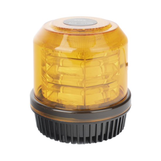 Burbuja brillante de 12 LEDs, color ambar, montaje fijo