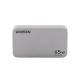 Cargador Ultra Slim 65W Nexode Pro| Diseño de Pared Plano | 3 Puertos de Carga Rápida | 2 USB-C | 1 USB-A | Tecnología GaNInfinity | PD3.1 de 65W / QC4.0 | Tecnología de Protección Térmica | Optimiza la Carga | Ca