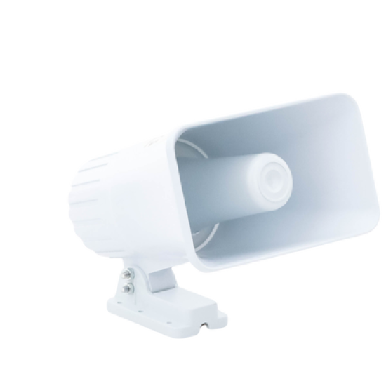 Sirena Cableada / Ideal para Cualquier Panel de Alarma (No Importa la Marca) / 30 Watts / 120 dB de Sonido / Protección IP65 (Exterior) / Material: Policarbonato