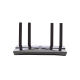 Router WiFi 6 AX 1500Mbps / MU-MIMO 2X2 y OFDMA / 1 Puerto WAN 10/100/1000 Mbps / 4 Puertos LAN 10/100/1000 Mbps / 4 Antenas Beamforming