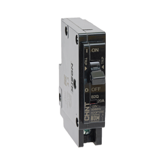 Interruptor Termomagnético Enchufable, Serie: B2Q, 1P, 60A, 120/240V (SKU:1002270)