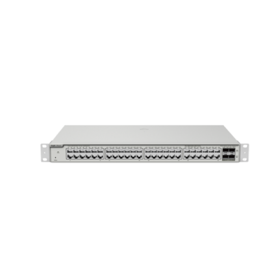 Switch Administrable Capa 2+ Plus, con 48 puertos Gigabit + 4 SFP+ para fibra 10Gb, gestión gratuita desde la nube