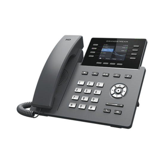 Teléfono IP Wi-Fi, Grado Operador, 8 líneas SIP con 4 cuentas, pantalla a color 2.8