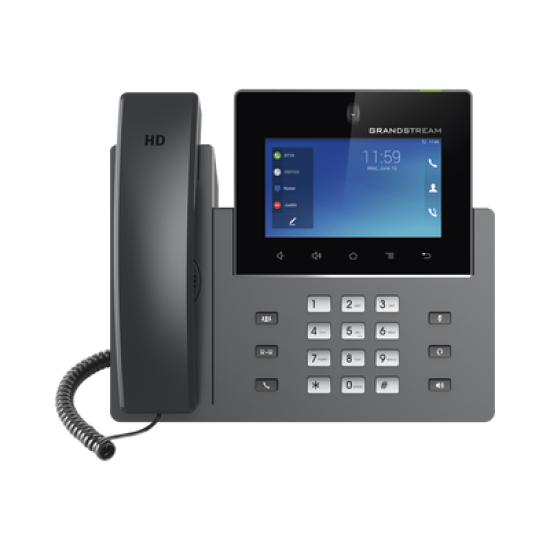 Teléfono IP Android 11, 16 líneas SIP con 12 cuentas, pantalla táctil  5