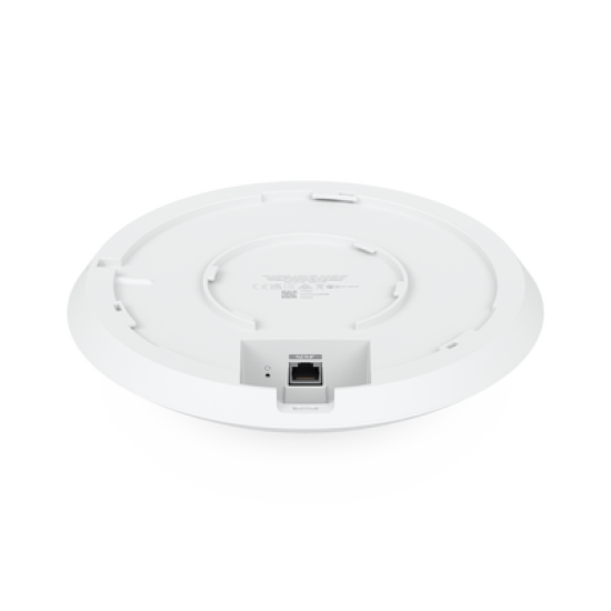 Punto de Acceso UniFi WiFi 6E Enterprise, alta densidad, hasta 600 usuarios, Mu-MIMO 4x4, bandas 2.4/5/6 Ghz, (1) puerto RJ45 2.5G (POE+ no incluido)