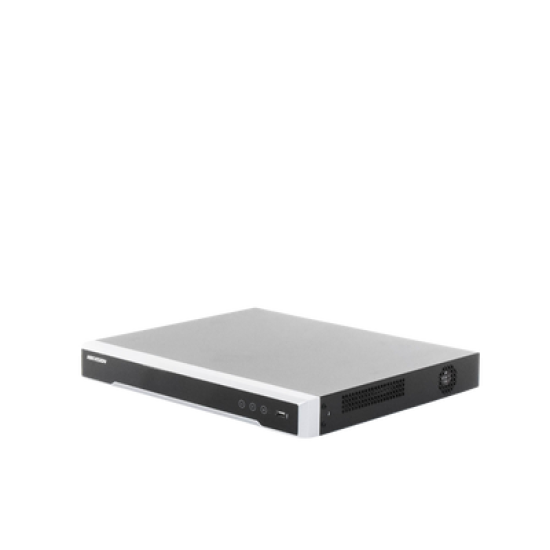 NVR 8 Megapixel (4K) (Compatible con Cámaras ACUSENSE) / 16 canales IP / 16 Puertos PoE+ / 2 Bahías de Disco Duro / Salida de Vídeo en 4K / 300 Metros PoE Modo Extendido