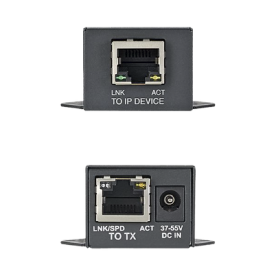 Receptor PoE/PoE+ Para Uso con Transmisor POEXTX1, Hasta 610 Metros (2000 ft) con Cable Cat5e o Cat6, 10/100Mbps
