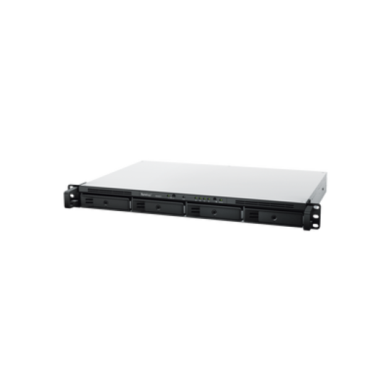 Servidor NAS para Rack (1 U) de 4 Bahías / Hasta  72 TB / Servicio Nube Gratis (P2P) / Administración Remota y Respaldo Programado