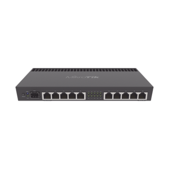 (RB4011iGS+RM) RouterBoard, CPU 4 Núcleos, 10 Puertos Gigabit Ethernet, 1 puerto SFP+