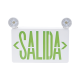 Letrero de Emergencia LED DUAL de SALIDA con Luz de Emergencia/Montaje Universal (pared, lateral o Techo)/Batería de Respaldo Incluida