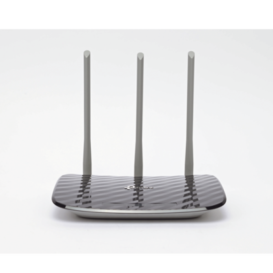 Router Inalámbrico doble banda AC, 2.4 GHz y 5 GHz Hasta 733 Mbps, 3 antenas externas omnidireccional, 4 Puertos LAN 10/100 Mbps, 1 Puerto WAN 10/100 Mbps
