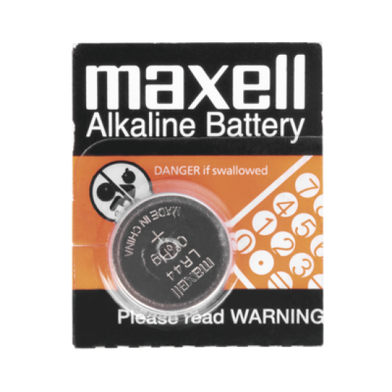 Batería Alcalina tipo LR44 (de botón) de 1.5 V 110 mAh 