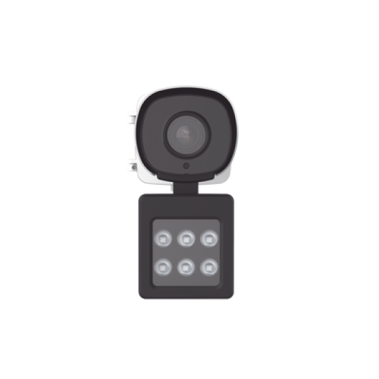 Cámara Bullet Inteligente con IA, Luz Suplementaria y Reconocimiento Vehicular para Monitoreo de Tráfico