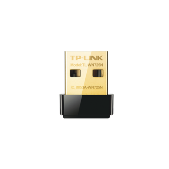 Adaptador USB  Nano inalámbrico N 150 Mbps 2.4 GHz con 1 antena interna