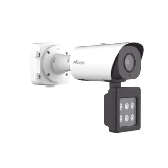 Cámara Bullet Inteligente con IA, Luz Suplementaria y Reconocimiento Vehicular para Monitoreo de Tráfico
