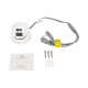 Ultra Mini Turret TURBO 2 Megapixel (1080p) / Gran Angular / Lente 2.8 mm / 20 mts IR EXIR / Exterior IP67 / 4 Tecnologías (TVI / AHD / CVBS) / dWDR / Color Blanco