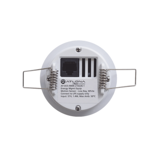 Sensor de ocupación habilitado para red PoE / Protocolos abiertos y multifunción