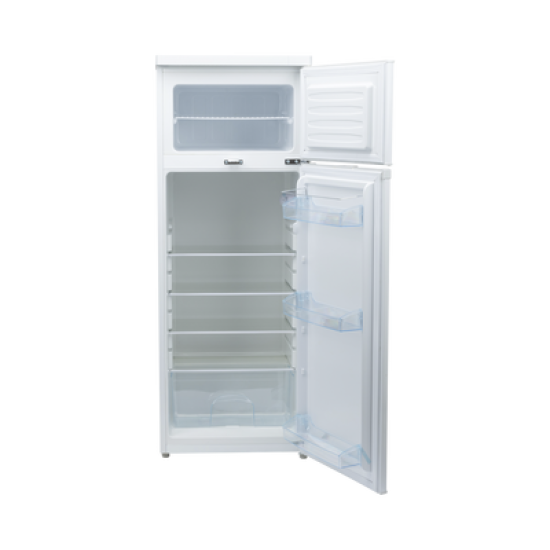 Refrigerador Combinado Solar de 220L (7.7 ft3) - 12/24V, Alta Capacidad, Optimo Para Operación Sin Red Eléctrica, Rendimiento Superior. 