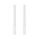 Antenas omnidireccionales y Stand para AP UK-ULTRA (no incluido), incluye 2 antenas dual-band de 3 dBi en 2.4 Ghz y 4 dBi en 5 Ghz