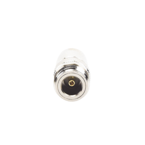 Adaptador en Línea de Conector TNC Macho a N Hembra, Níquel/ Oro/ Teflón.